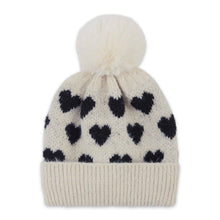 Load image into Gallery viewer, Heart Beanie - Cream