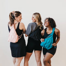 Load image into Gallery viewer, Puffer Sling Bag : Teal