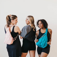 Load image into Gallery viewer, Puffer Sling Bag : Teal
