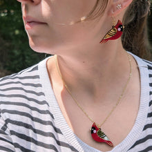 Load image into Gallery viewer, Cardinal Earrings