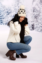 Load image into Gallery viewer, Heart Beanie - Cream