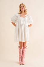 Load image into Gallery viewer, Bow Tie Babydoll Dress
