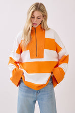 Load image into Gallery viewer, Game day Varsity Stripe Pullover

