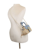 Load image into Gallery viewer, Flower Buckle Crossbody: Pink
