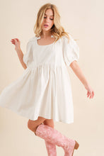 Load image into Gallery viewer, Bow Tie Babydoll Dress
