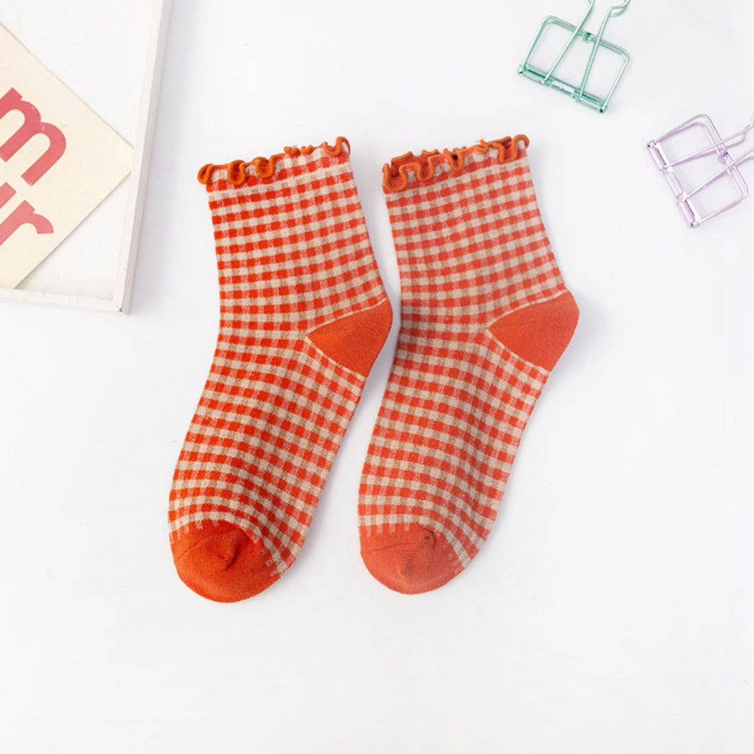 Checkerboard Socks