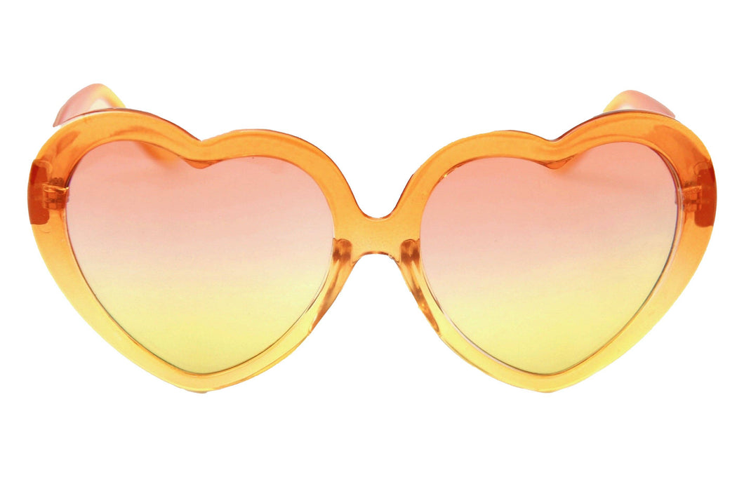 Orange Heart Sunnies