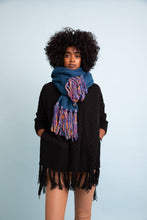 Load image into Gallery viewer, Cobalt Speckled Scarf
