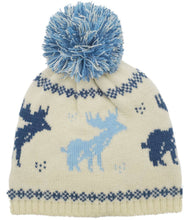 Load image into Gallery viewer, Reindeer Pom Pom Beanie
