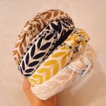 Load image into Gallery viewer, Black Topknot Headband
