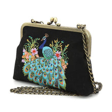 Load image into Gallery viewer, Peacock Embroidered Bag
