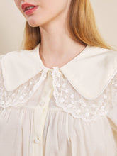 Load image into Gallery viewer, Vintage Ivory Blouse
