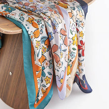 Load image into Gallery viewer, Teal Floral Scarf
