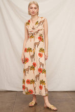 Load image into Gallery viewer, Sleeveless Cheetah Print Maxi Dress: Multi-Colored / M
