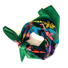 Load image into Gallery viewer, Green Floral Kerchief

