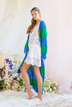 Load image into Gallery viewer, Candy Stripe Knit Duster
