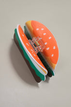 Load image into Gallery viewer, JUMBO LEMONADE BANANA HAMBURGER HAIR CLAW CLIPS | 40H843: HAMBURGER
