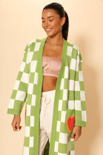 Load image into Gallery viewer, Checkered Heart Cardigan
