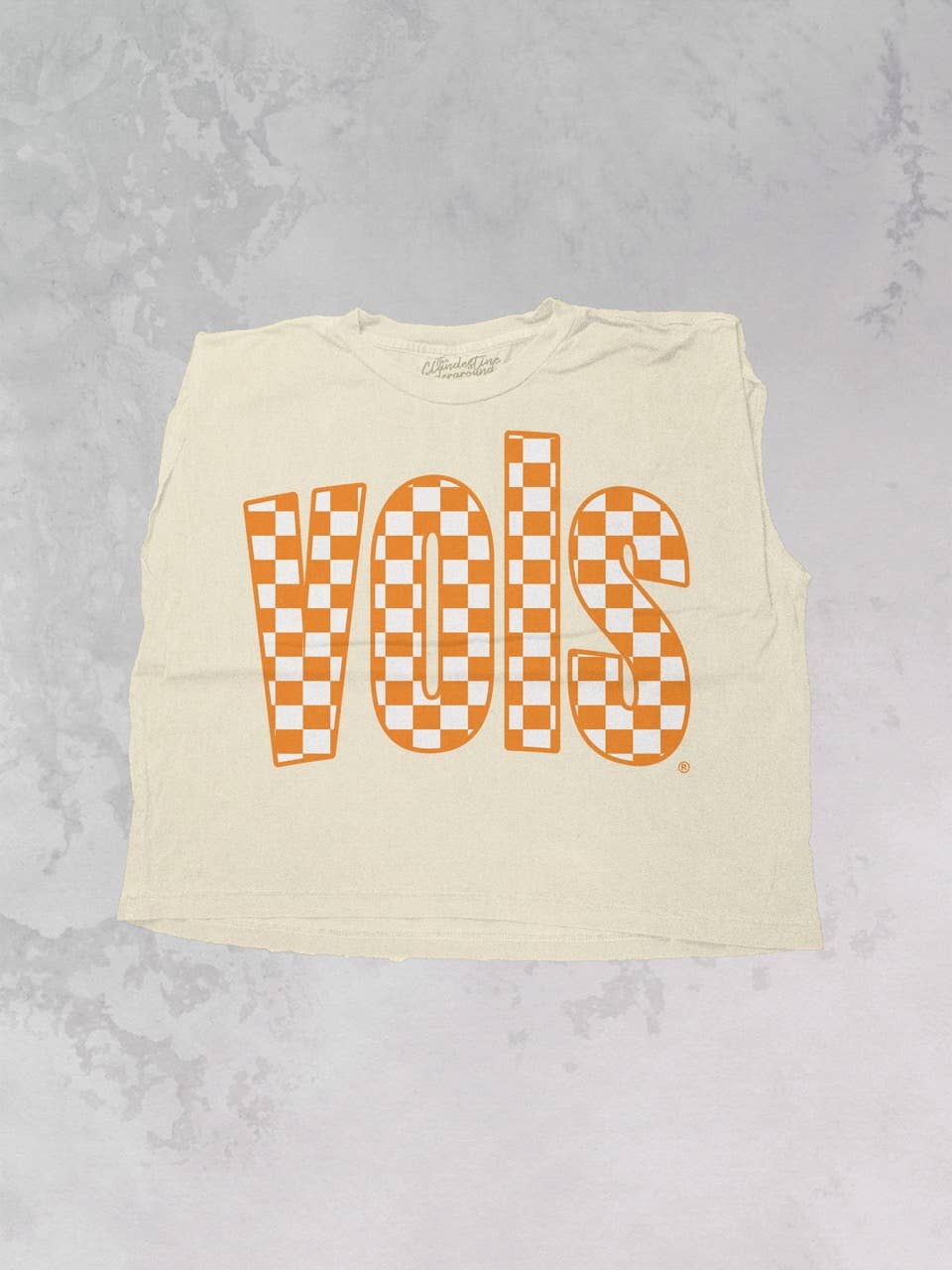 VOLS Cropped Muscle Tank