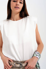 Load image into Gallery viewer, White Satin Top
