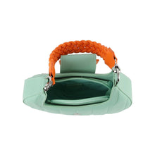 Load image into Gallery viewer, Mint &amp; Orange Hobo Bag
