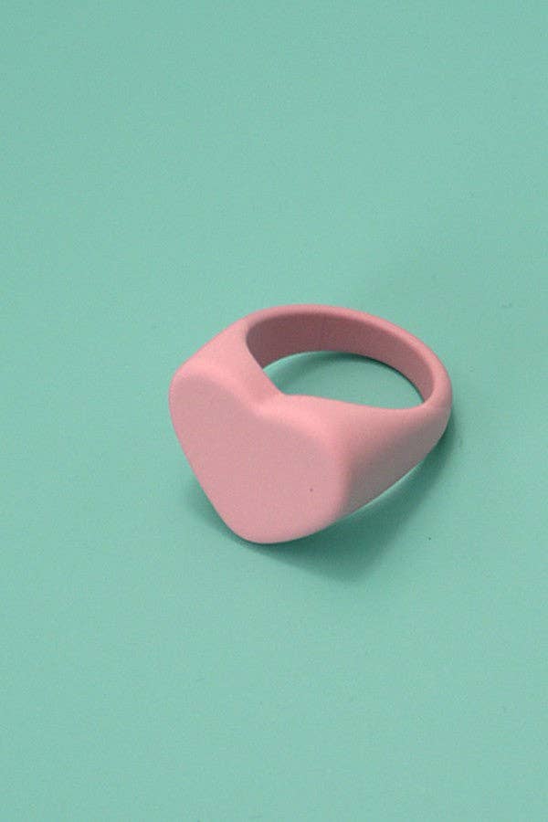 Light Pink Heart Ring