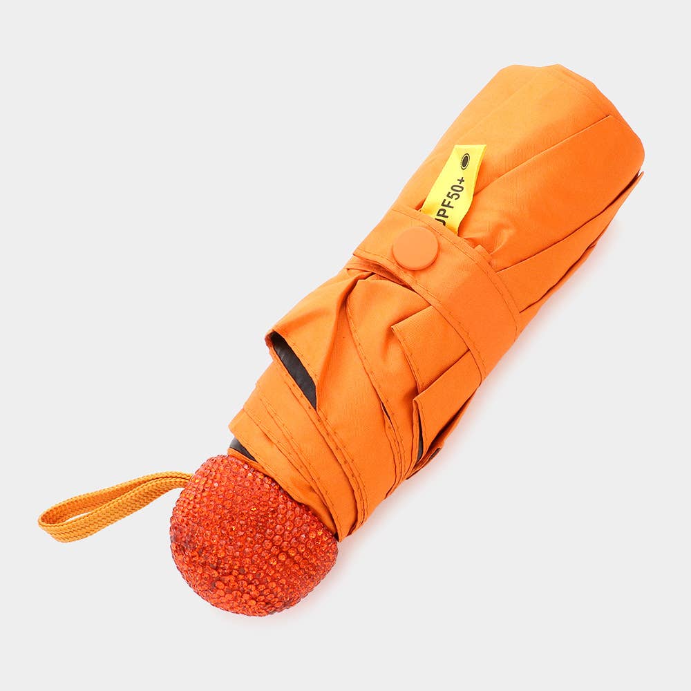 Orange Foldable Umbrella