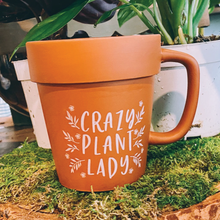 Load image into Gallery viewer, Crazy Plant Lady Terracotta Coffee Mug - Mother
