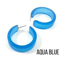 Load image into Gallery viewer, Aqua Hoops
