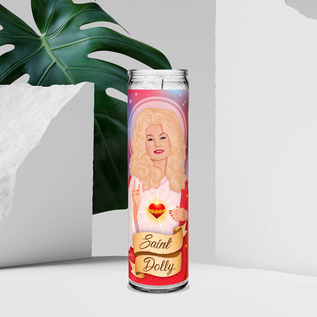 Saint Dolly Prayer Candle