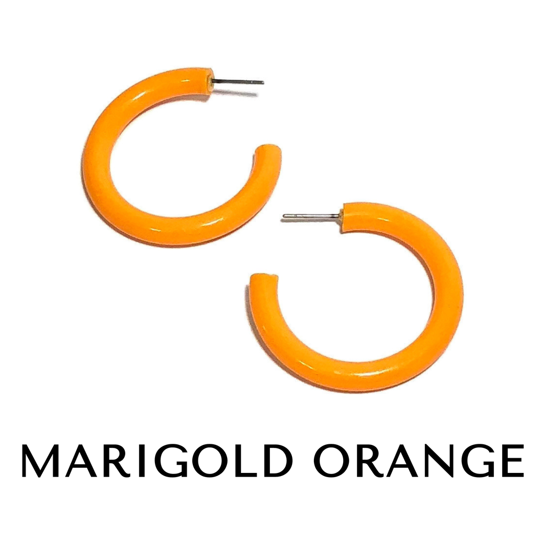 Marigold Orange Hoops