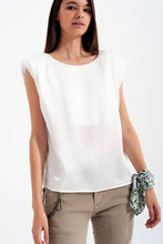 Load image into Gallery viewer, White Satin Top
