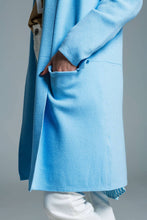 Load image into Gallery viewer, Blue Maxi Cardi
