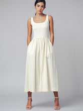 Load image into Gallery viewer, Ivory Midi Dress

