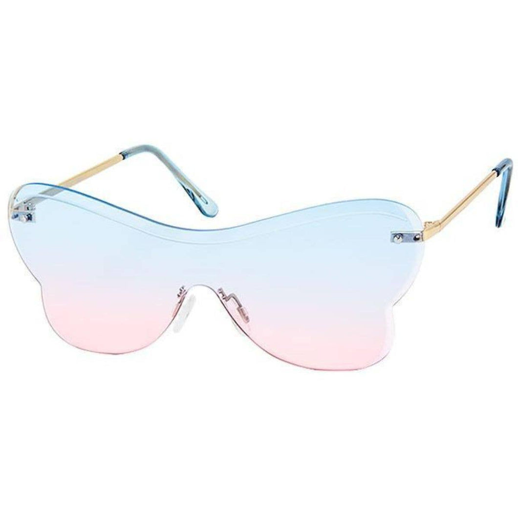 Blue Butterfly Sunglasses