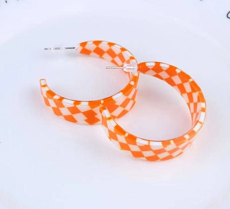 Go Vols Checkerboard Hoops