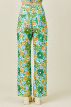 Load image into Gallery viewer, Green Floral Print Denim Jeans
