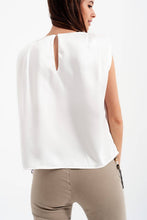 Load image into Gallery viewer, White Satin Top
