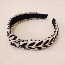 Load image into Gallery viewer, Black Topknot Headband
