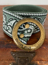 Load image into Gallery viewer, Paisley Sage Belt: 40&quot;
