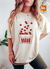 Load image into Gallery viewer, Cherries In A Basket T-Shirt: White / L
