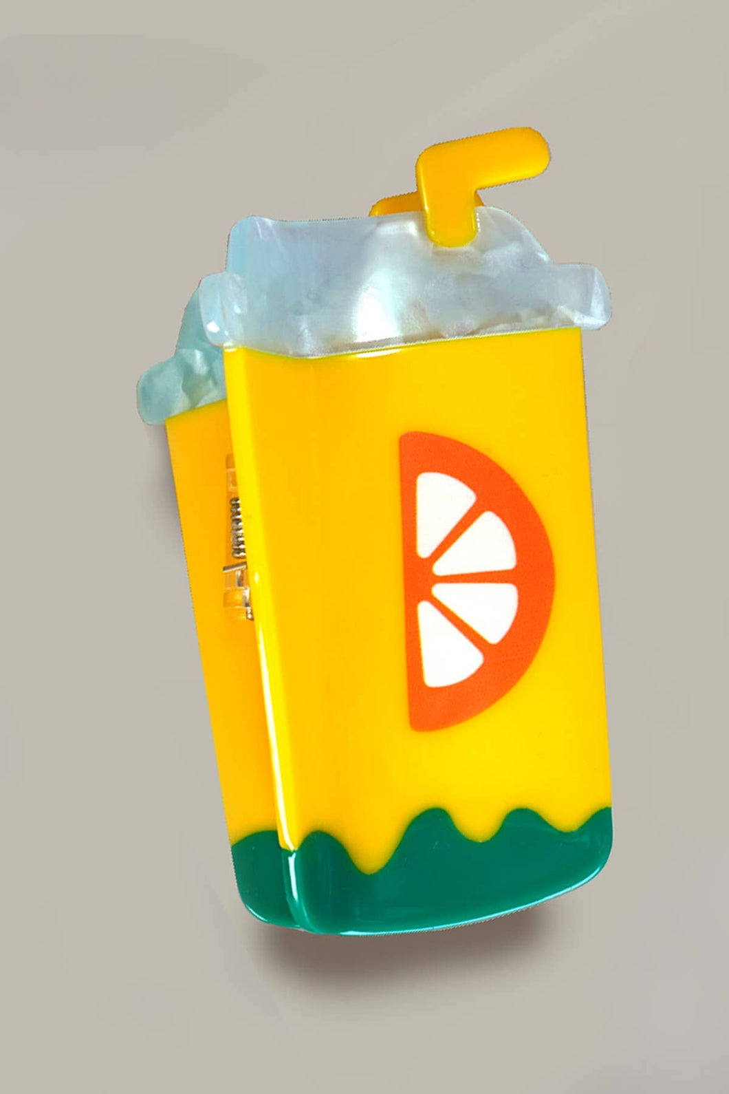 Jumbo Picnic Hair Claw: Lemonade or Hamburger