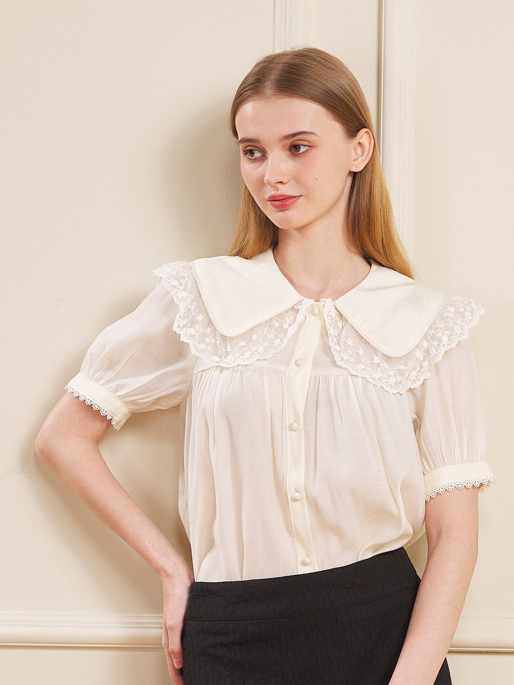 Vintage Ivory Blouse