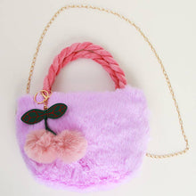 Load image into Gallery viewer, Furry Cherry Purse
