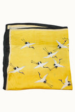 Load image into Gallery viewer, Yellow Crane Silky Bandana
