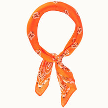 Load image into Gallery viewer, Orange Silky Bandana
