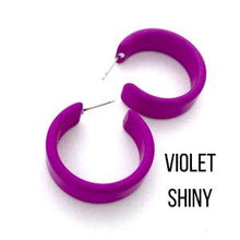 Load image into Gallery viewer, Violet Hoops
