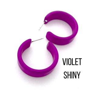 Violet Hoops