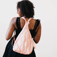 Load image into Gallery viewer, Puffer Sling Bag: Pink
