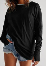 Load image into Gallery viewer, BLACK long sleeve tee
